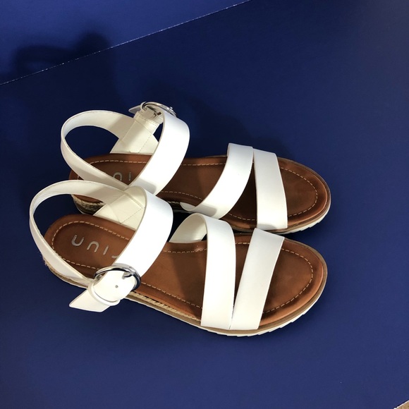 Unisa Shoes - UNISA Strappy White Sandals